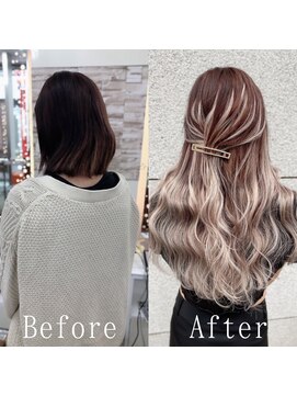 エクステ専門店あるじゃんすー 小倉店 ホワイトミルクティー#シールエクステ#ミルクティーピンク#小倉