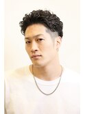 ツーブロックショートアップバングパーマスタイル I
