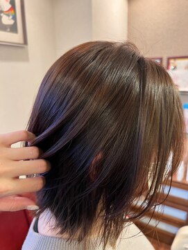 シェール(cher) 艶髪くびれボブ/シアーブラウン【cher西宮北口:三田】