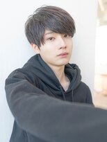 メゾンバイハバナ(maison by HAVANA)&nbsp;束感ショートハイライト波巻きツーブロックマッシュ