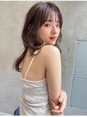 Aimee町田　レイヤーカット×ナチュラルブラウン