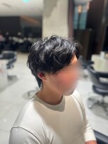 アヴァンスクロス あべのルシアス店(AVANCE. CROSS)&nbsp;センターパートのニュアンスパーマ