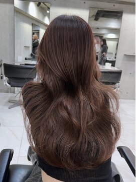 サイン 渋谷(SIGN) 韓国ヘアイメチェンハッシュカット似合わせカットレッドブラウン