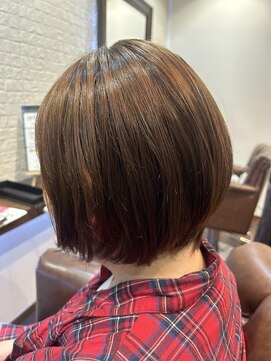 ヘアー サロン アットシュシュ(Hair Salon At'shushu) ツンツンピンピンじゃないボブの縮毛矯正♪