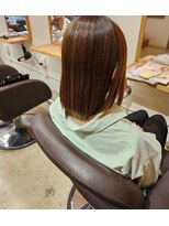 エイト オキナワ 沖縄新都心店(EIGHT okinawa)&nbsp;お客様スタイル_ブリーチ履歴×縮毛矯正【EIGHT　荒井】