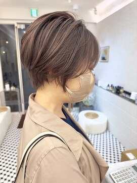 コス(KOS) 【KOS 立川】ショートカット×グレージュ