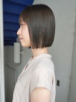 ヤイエ 青山店(yiye)&nbsp;大人ボブ大人ショートボブ切りっぱなしボブ前髪あり前下がりボブ