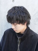 バイフィフス 原宿/表参道(by fifth)&nbsp;マッシュウルフ波巻きパーマサーフカールシャドウパーマ