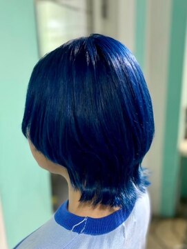 マティーナ ヘアー 池袋(Matina hair) ネイビー/暗めカラー/推しカラー/ウルフカット池袋美容室