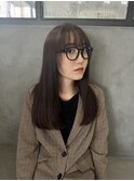 ダークブラウン/顔周り/韓国風/レイヤーカット/20代/30代人気
