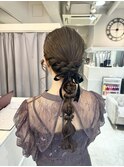 卒業式ヘアセット