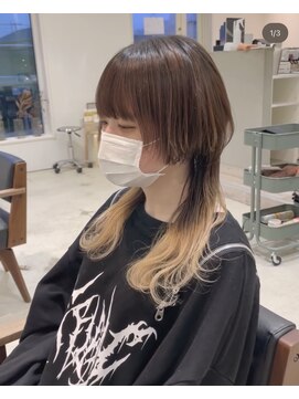 メルク(merc) カール/セミディ/シアーカラー/姫カット/ウルフ