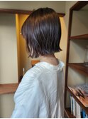 須藤 )) ボブ×透明感カラー×ラフな質感