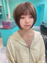 ユー イケブクロ(u Ikebukuro)&nbsp;ブリーチ/ダブルカラー/ショートボブ/ベージュ/ホワイトブロンド