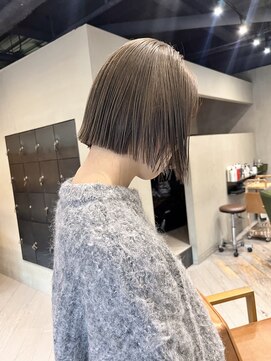 ヘアー アイス ルーチェ(HAIR ICI LUCE) ブリーチなしグレージュブリーチなしカラーブラウンカラー/中西