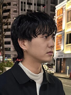 トッド(tod) 【名古屋丸の内】マッシュウルフマッシュパーマメンズカット眉毛