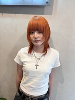 アドア 横浜(ADORE)&nbsp;【ADORE横浜】ブリーチダブルカラー×オレンジカラー