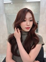 ミヨン なんば店(miyon)&nbsp;【miyon】韓国レイヤーカット×暗髪カラー×髪質改善