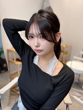 ラクシア(LucxiA) 韓国ヘア/レイヤーカット/顔まわりカット/Instagram @ken__gucci