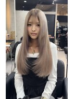 ラピス 大阪心斎橋店(Lapis)&nbsp;ギャル/グレージュ/レイヤーカット/ブリーチカラー/レイヤー