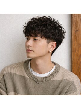 スープレックス ヘアーデザイン(SOUPREX HAIR DESIGN) 刈り上げツーブロックくせ毛風パーマ　20代 30代 40代 50代 60代