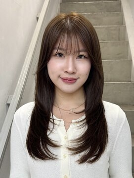 クロト(Clotho) ◎ シースルーバング×ナチュラルレイヤーロング