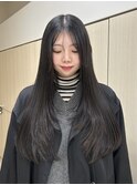 レイヤー/顔まわりレイヤー/グレージュカラー