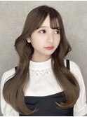 クリアベージュダブルカラーケアブリーチくびれレイヤー