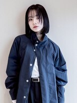 スリーランド(THREELAND)&nbsp;ワンホンレイヤー/ミルクティーブロンド/ダークブルー/がもよん