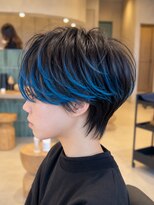 アース コアフュールボーテ 前橋川原店(EARTH coiffure beaute) ハンサムショート ダブルカラー
