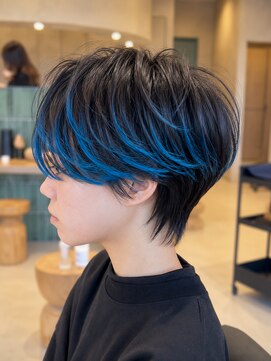 アース コアフュールボーテ 前橋川原店(EARTH coiffure beaute) ハンサムショート ダブルカラー