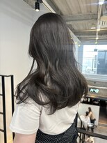 ヌープヘアーアイス(NUUP.hair ici)&nbsp;似合わせレイヤーカット｜透明感たっぷり柔らかグレージュカラー
