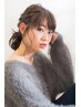 ヘアセット・ダウン￥2200・ハーフアップ￥3300・フルアップ￥3850　