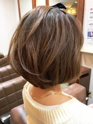 【高須】Pousse hairのショートヘアはキュッと小顔効果◎360°どこから見ても美しい