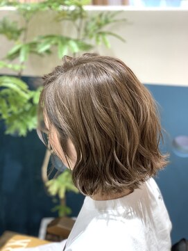 ノア 北浦和店(Noa) 大人かわいい/パーマボブ/ボブ/ミルクティーベージュ/北浦和