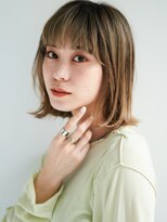 ジュール サウス 新宿南口(Joule South)&nbsp;オフィスヘア/エアリーミディ/ショートパーマ/ホワイトアッシュ