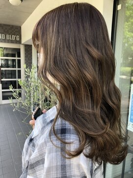 ボヌール(BonHeur) 【ブリーチなし☆】ミルクティーブラウンとほつれウェーブ