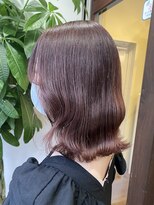 アン(Hair make un)&nbsp;カシスピンクカラー