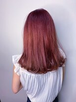 モルニ(MORNI)&nbsp;ラベンダーカラー_マロンベージュ Aラインボブ かきあげ