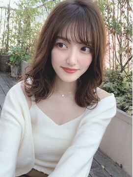 シルクレイ 吉祥寺店(Silk-lei) 大人かわいい愛されミディフェザーバング外ハネボブ30代吉祥寺
