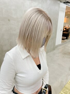 ソーコ 渋谷(SOCO) 【SUN】/ホワイトベージュ/ダブルカラー/ケアブリーチ