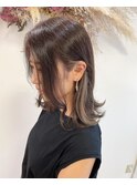 イヤリングカラー グレー 八戸20代30代40代