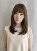 セミロング/レイヤーボブ髪質改善縮毛矯正白髪ぼかしショート