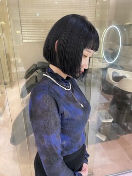 マイル 渋谷(mile) ボブ×ブルーブラック