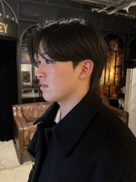 ノラ ヘアーサロン(NORA HAIR SALON) 【石山】センターパートウルフミニウルフ