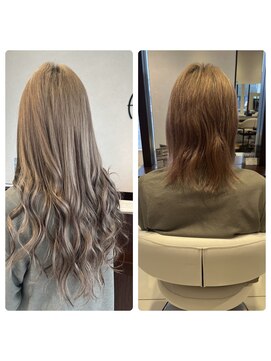 アース コアフュールボーテ 長岡店(EARTH coiffure beaute) シールエクステ80枚