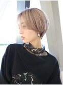 ハイトーンカラー/ハンサムショート/大人ショート/ウルフ/馬車道