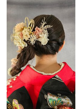 ウィスプ 赤羽店(wisp) ヘアアレンジ☆サイド編みおろし