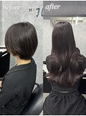 ショートからロングに！エクステってバレない馴染ませ力 [SYURI]