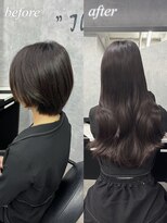 エル ヘアサロン なんば店(eL) ショートからロングに！エクステってバレない馴染ませ力 [SYURI]